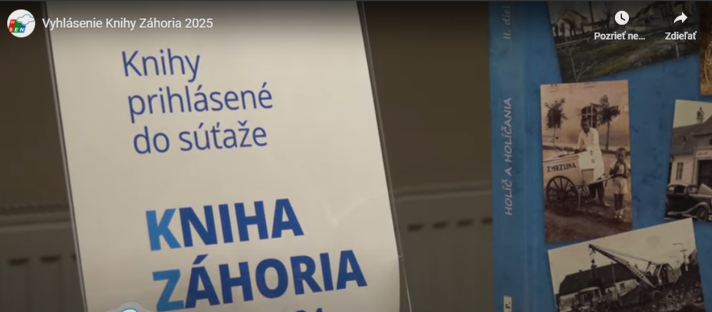 Vyhlásenie Knihy Záhoria 2025